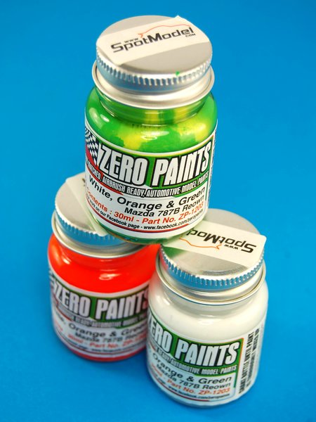 Zero Paints ZP-1203: Paints set for airbrush Mazda 787B Renown